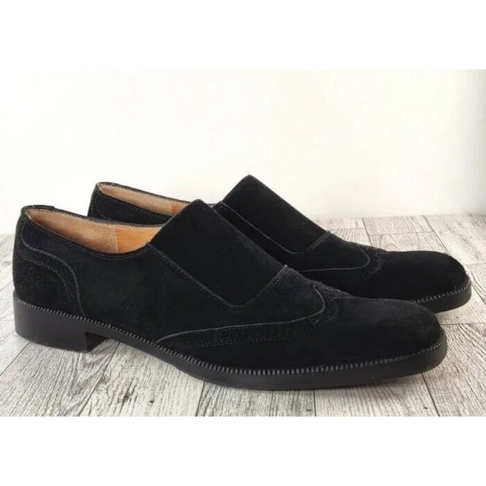 Salvatore Ferragamo Sport Vintage Womens Shoes Oxford Black Sz 5.5-6AAAA Narrow